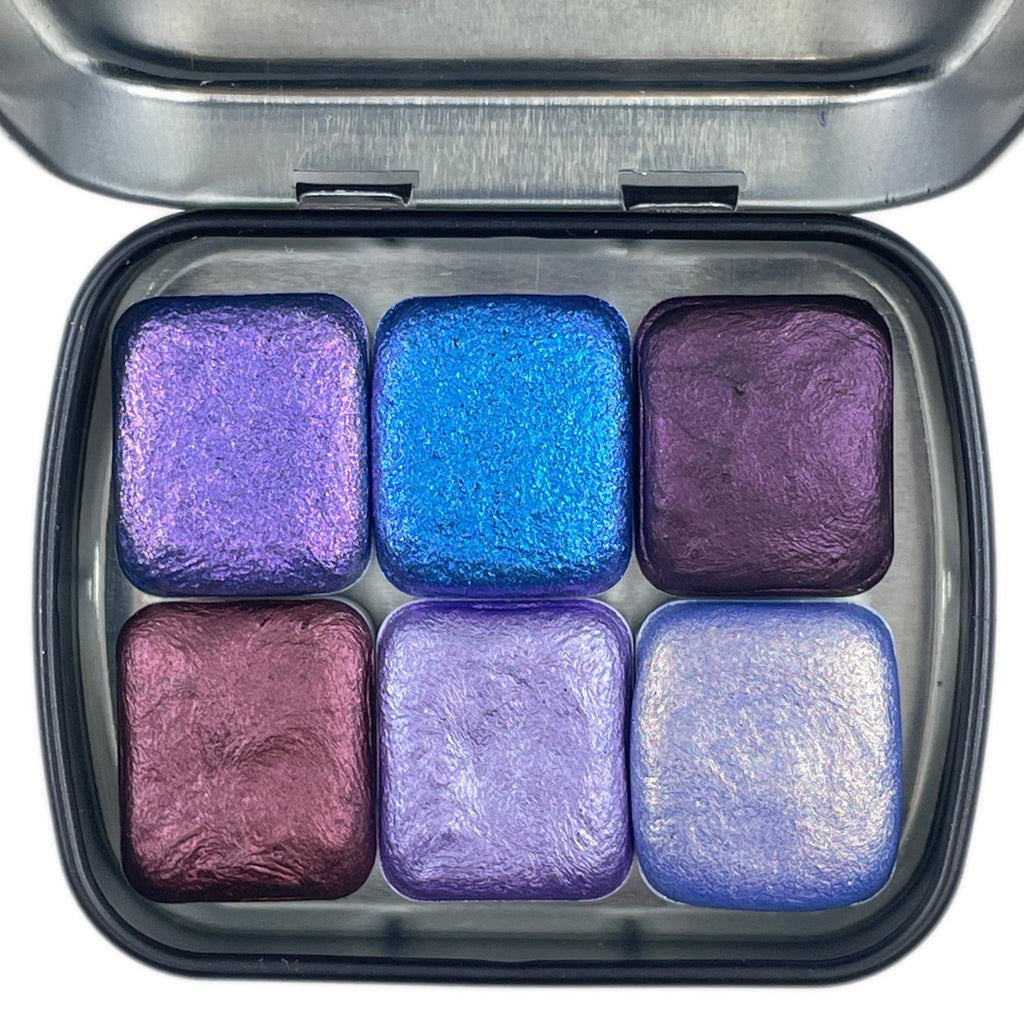 Amostras de cores do conjunto Iuile Purple Set