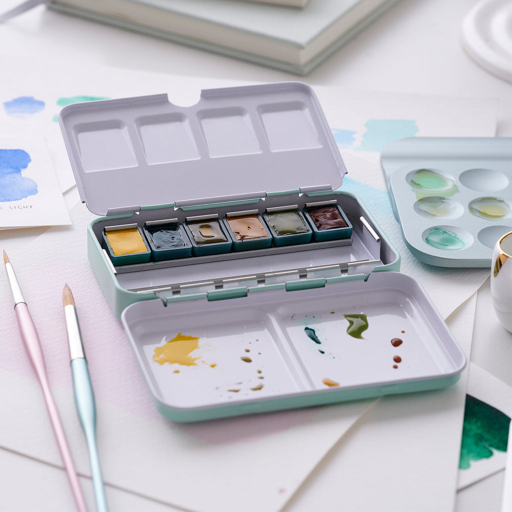 Conjunto de aquarelas Landscape da Tom’s Studio