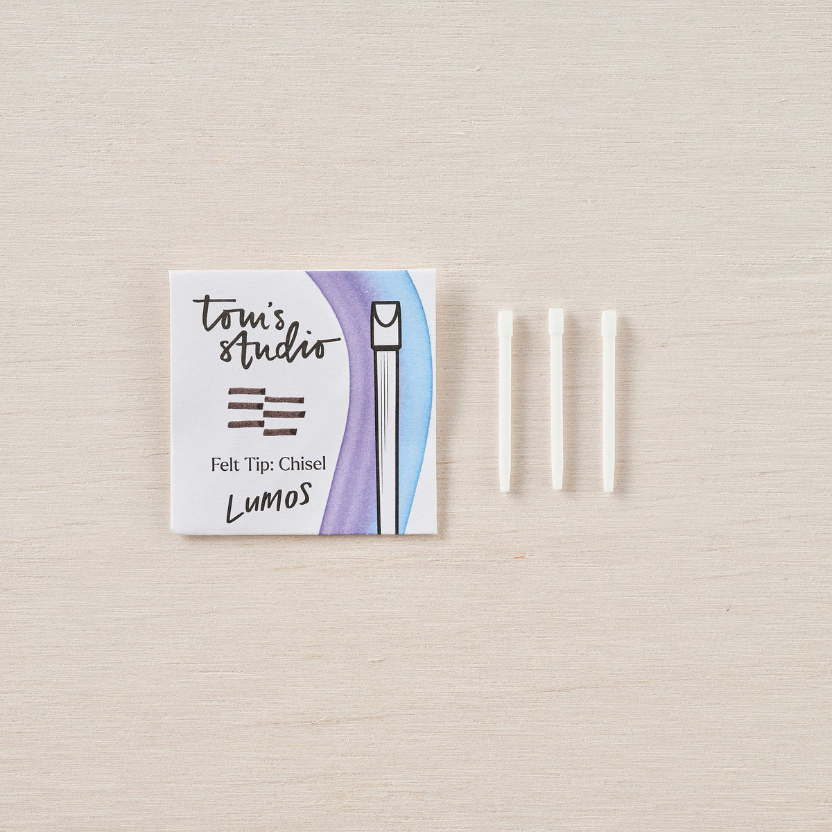 Pacote Tom’s Studio com três pontas Lumos Chisel | Chanfrada