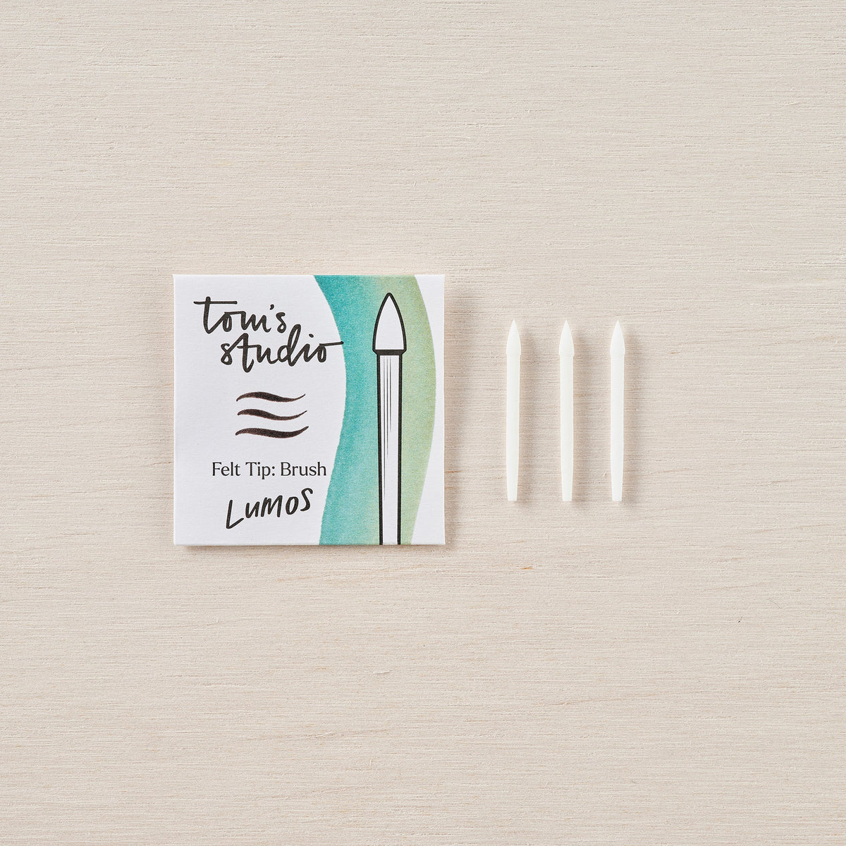 Pacote Tom’s Studio com três pontas Lumos Brush | Pincel