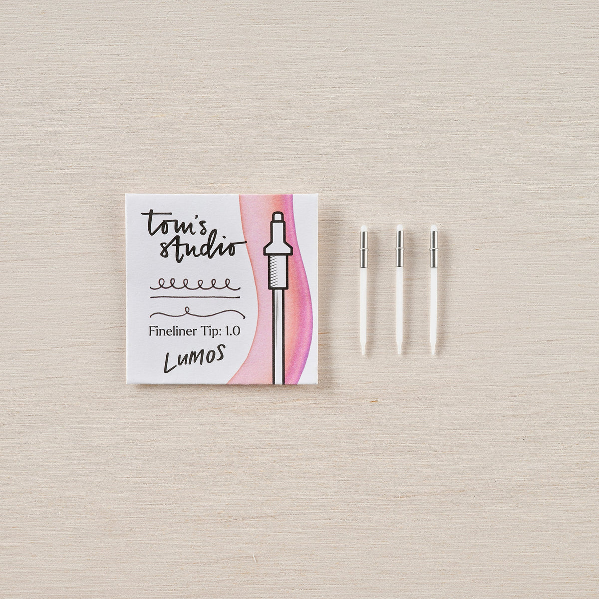 Pacote Tom’s Studio com três pontas Lumos Fineliner 1.0