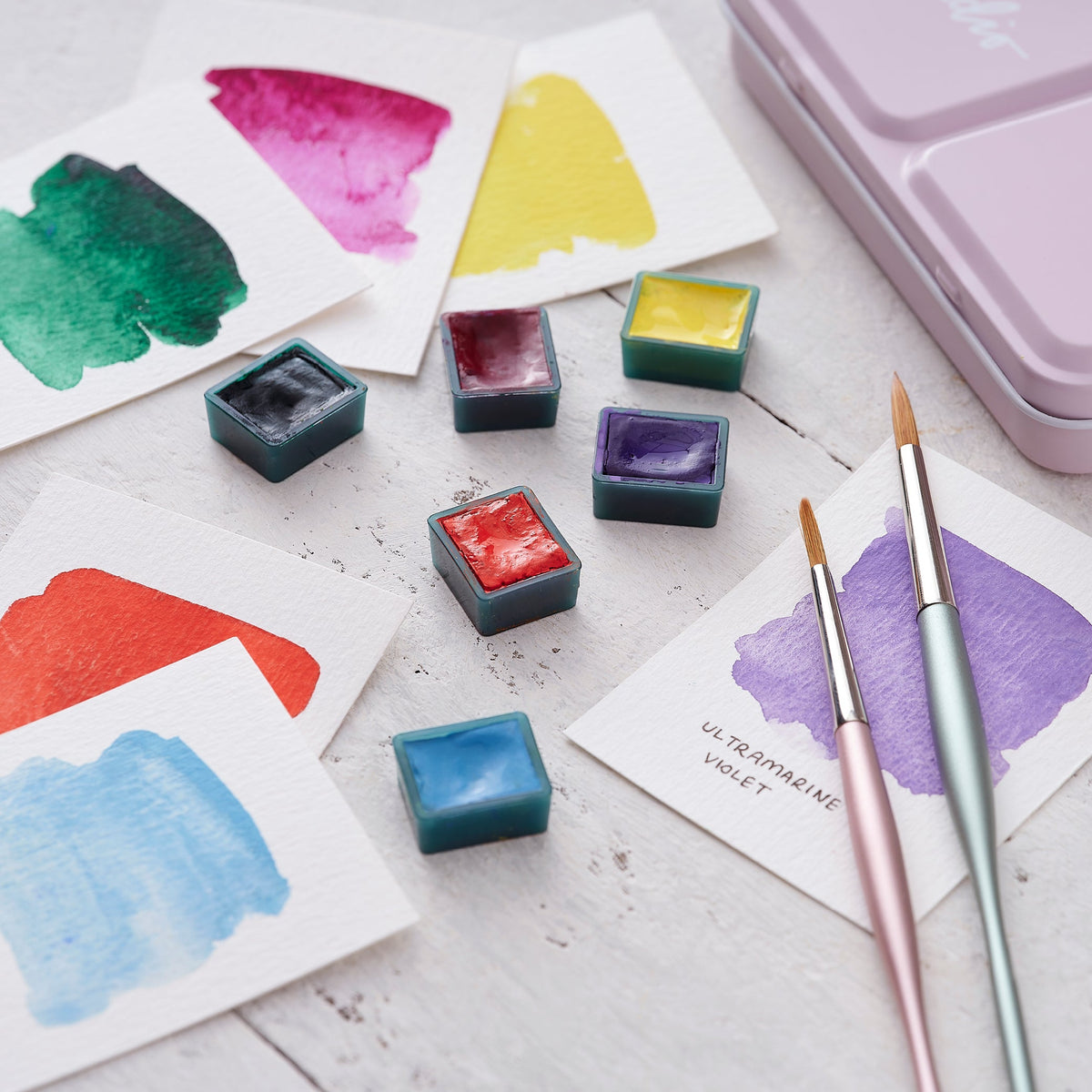 Conjunto de aquarelas Naturescape da Tom’s Studio