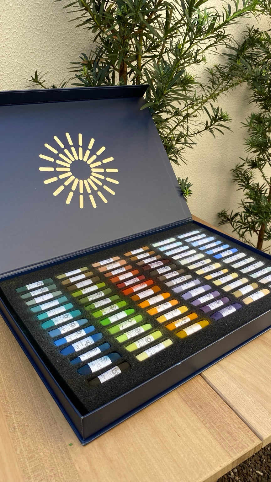 Unison Colour Landscape 72 cores em estojo aberto